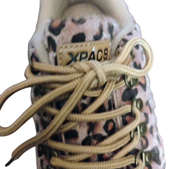 Xpacs Brown Tan Leopard Print Sneakers with Chunky Sole - Picture 6 of 10